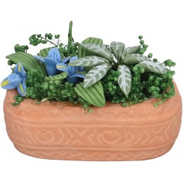 Alomejor Maison de Poupée Mini Pot de Fleurs Ensemble Jardin Miniature Bricolage Mini Maison de Poupée Verdure Accessoires Cadeau pour Garçons Filles - BQ88HNHVW