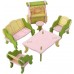 Chambre miniature en bois mini-poupée house décor de décoration meubles diy simule jouet jouet chambre miniature en bois en bois - B33KMYHEN
