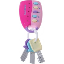 Musique de mode Smart Remote Cary Touet bébé jouet smart Remote Key Touet ANOLOG CAR ANALOGE Effet télécommande sans batterie rose 1pc jouet de clé à distance intelligente - B578BYTGJ