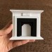 Accessoire pour maison de poupée 1 12 miniature de cheminée Accessoire de décoration de salon Blanc - BEQ23CUGD