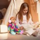 Zita ELEMENTAccessoires pour poupées américaines de 18 Pouces Ensemble de Sacs de Couchage Masques pour Les Yeux et oreillers Assortis Accessoires pour poupées d'enfants pour Enfants - BWKE2SSJS
