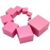 Blocs jouets préscolaires en bois Montessori Math Toys Senses Tour rose tilleul lisse sans bavures 0,7-7 cm améliore l'imagination de bébé et favorise le développement du cerveau - B5Q5MEJAG