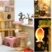 CUTEBEE Miniature avec des Meubles de Maison de poupée kit DIY Dollhouse en Bois Ainsi Que la poussière et 1:24 Salle créative pour l'idée Cadeau Saint Valentin M2111 - BBAANUOXM