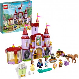 LEGO 43196 Disney Le château de la Belle et la Bête Jouet du Film Disney avec Mini Figurines - B4796BYBL