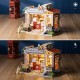 ROBOTIME Kit de modélisme 3D pour maison de poupée miniature avec meubles et LED meilleur cadeau chaleureux pour une fille pour construire un magasin de crème glacée sucrée décoration de la maison - BDNA1VDHH