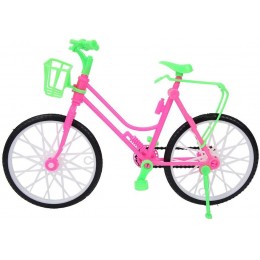 Vélo miniature pour fille avec panier Simulation de vélo de montagne en plastique Jouet pour enfants Maison de jeu Décoration pour poupée Accessoires d'extérieur - BKJ4DHNLT
