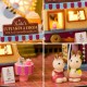 XLZSP Maison de poupée à faire soi-même avec housse anti-poussière Maisons de poupée miniatures en bois Kit de meubles pour maison de poupée Jouets pour enfants Nouvel An Grande roue - B1A59ZQHE