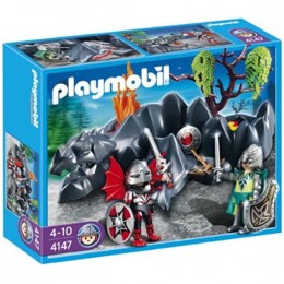 Playmobil 4147 Figurine Compact Set Chevaliers Dragons - BHA7AOLFW