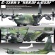 CMO Kits de Modélisme en Plastique Avion de Transport C-130H E Hercules USAF Militaire Modèle de Avions Echelle 1 48 Jouets et Cadeaux pour Adultes 16,3 X 22 Pouces - BK85KGNOI