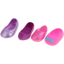 F Fityle Accessoires de Poupées,4 Paires de Chaussures de Poupée Décoration 25cm Mellchan Poupée Enfant Cadeau - B6NMWVBXI