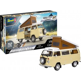Revell-07676 VW T2 Camper Easy-Click Maquette 07676 Incolore - BV7NNLSFM