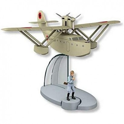 DataPrice Tintin 29558 – Hydroavion militaire de Jo Zette & Jocko. L'Éruption du Karamako. Échelle 1:444 - B32DVYEPH