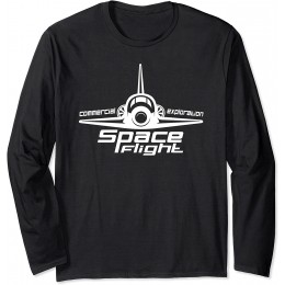 Logo de la Force spatiale fusée vaisseau spatial vaisseau Manche Longue - B2D6DZQVK