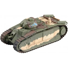 JHSHENGSHI 1 72 modèle de réservoir Char B1 B1bis Tank France réservoir Jouets et Cadeaux Militaires 3,3 Pouces X 1,6 Pouces - BHJ5DGNWM