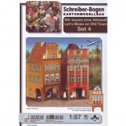 Aue Verlag 8 x 9 x 18 cm Modèle Old Town de Kit Lot de 4 - B8W2QVKIU