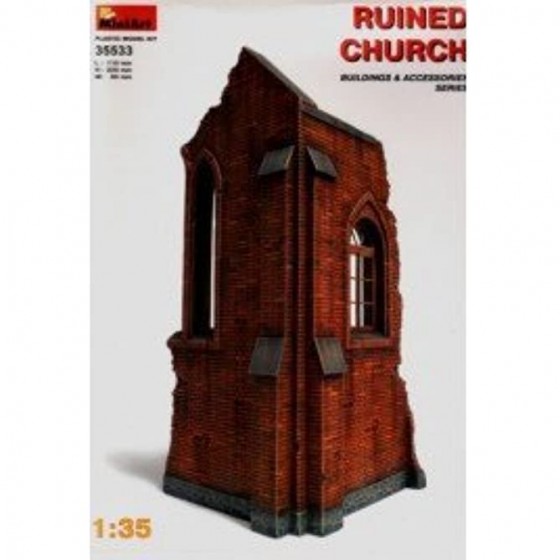 MiniArt Maquette en Plastique à l'échelle 1 35 « Ruine d'église ». - B75N5EMJZ