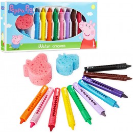 Peppa Pig Crayon pour Le Bain Feutre de Bain Enfant pour Dessiner sur la Baignoire ou sous L’Eau Jouet 3 Ans + 10 Pack - BMW4HHLID