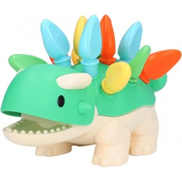 Jouet de motricité fine jouet de reconnaissance des couleurs de dinosaure flexible en plastique cadeau d'anniversaire pour la maternelle pour 18 mois et bébé - BA8WJNGPI