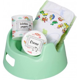 Heless Dolls Potty with Accessories 15cm 806 - BWD7JQEPF