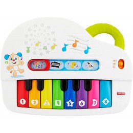 Fisher-Price Mon Piano Rigolo jouet interactif musical et lumineux avec modes de jeu apprentissage et musique pour bébé dès 6 mois GFK11 - B3QAVLGDJ