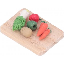 Mini légumes de Simulation Mini Cuisine de décoration de légumes de Chou Miniature de Planche à découper réaliste pour Les Enfants de Plus de 3 Ans - BQ4NJUPUB