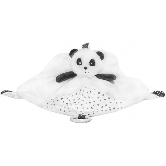 Doudou mouchoir plat Panda Chao Chao Sauthon Baby Deco - BHE4AGNCF