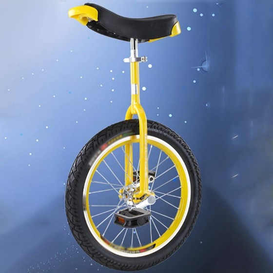 Monocycles Brouette compétitive colorée bicyclette de cadre à haute résistance pneu en caoutchouc antidérapant résistant à la pression résistant à la pression anti-chute anti-collision enfants - B61EKNUYC