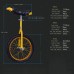 YXWzxc Monocycles Brouette vélo à Cadre en Acier au manganèse à Haute résistance réflecteur BS perlé antidérapant Anti-Goutte Anti-Collision améliorer la Condition Physique Vélos Enfants - BQ8WDTZML