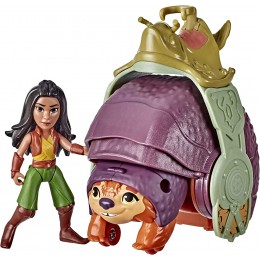 Disney Raya et Le Dernier Dragon Mini Figurines Raya et Tuk Tuk poupée pour Enfants dès 3 Ans - BK725NPOM
