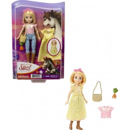 ​Spirit L'indomptable poupée articulée Abigaelle avec 2 tenues et accessoires pour rejouer les scènes du film jouet pour enfant GXF19 - BD6K5JZYH