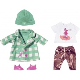 Baby Born Deluxe Manteau pour poupées de 43 cm – Pour les petites mains jeu créatif développe l’empathie & les aptitudes sociales – 3 ans & + -Contient 1 veste des leggings & Plus 830079 - B8VQ8GSHC