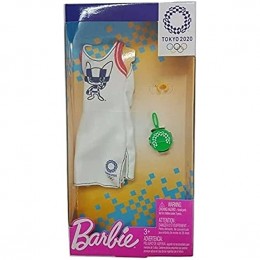 Barbie Fashion Pack GHX84 Jeux Olympiques Tokyo 2020 Ensemble vêtements Sportif Robe + Sac à Main + Montre - BNDA6SRLT