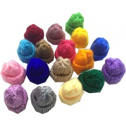 Fuli 20 Mini Chapeaux tricotés pour poupées Tour de tête: 7 cm 2,75 étui pour téléphone Bricolage - BDD3EUIHE