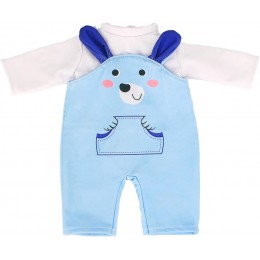 ZWOOS Vêtements de Poupée pour New Born Baby Poupée Tenue de poupée en Coton pour Poupée 35-45 cm - B1VV3JCPG